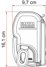 Marchiza de perete pentru rulote si autorulote mari - Fiamma F45L - 4.5 - 5.5 m - EVONomad