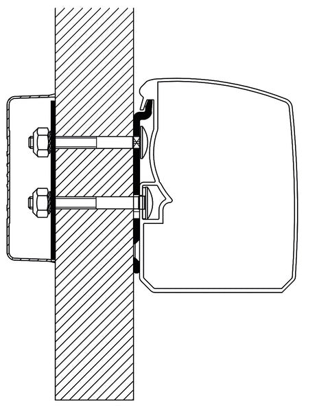 Marchiza Thule 3200, adaptor Flat Wall - EVONomad