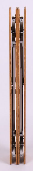 Masa de camping cu blat din bambus - 100 x 65 x 42/65 cm - EVONomad