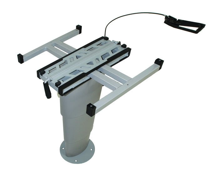Masa de ridicare cu o singura coloana Primero Comfort - H 350 - 710 mm - gri argintiu - EVONomad