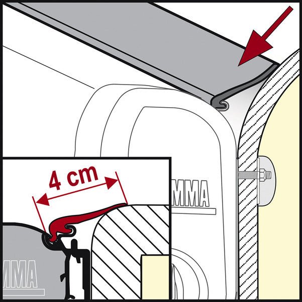 Mediu de cauciuc de etansare Fiamma pentru F45,F50,F55 - EVONomad