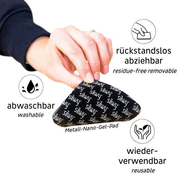 Metal Nano Gel Mat - Alb - EVONomad