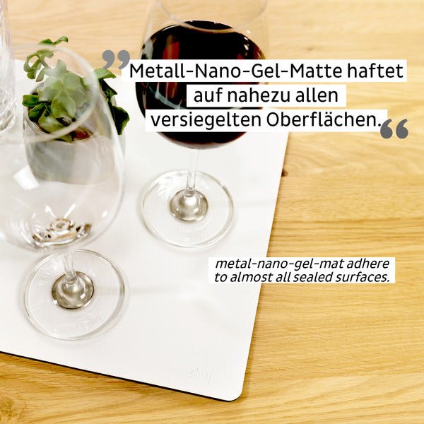 Metal Nano Gel Mat - Alb - EVONomad