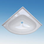 Mini lavoar coltar 345x345mm alb - EVONomad
