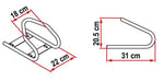 MotoWheel Chock Front - sistem de blocare pentru roata din fata - EVONomad