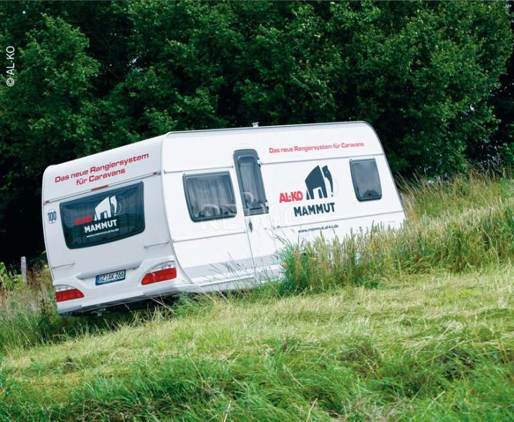 Mover pentru manevrarea rulotei Alko sub fitting S22 - EVONomad