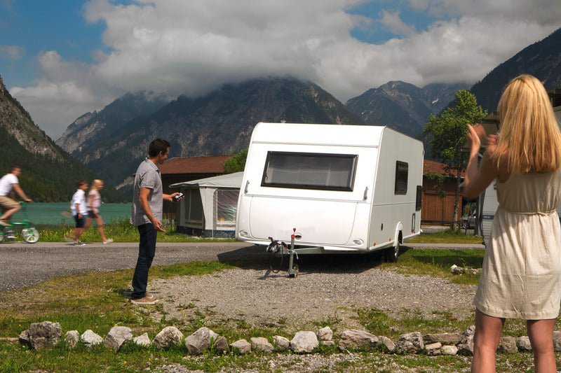 Mover pentru manevrarea rulotei Alko sub fitting S22 - EVONomad