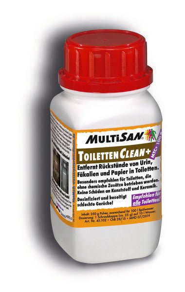 MultiSan Toaleta Clean, pulbere 250g - EVONomad