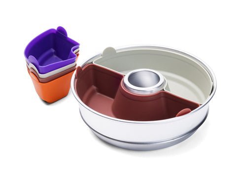 Omnia set 6 matrite silicon cuptor camping - EVONomad