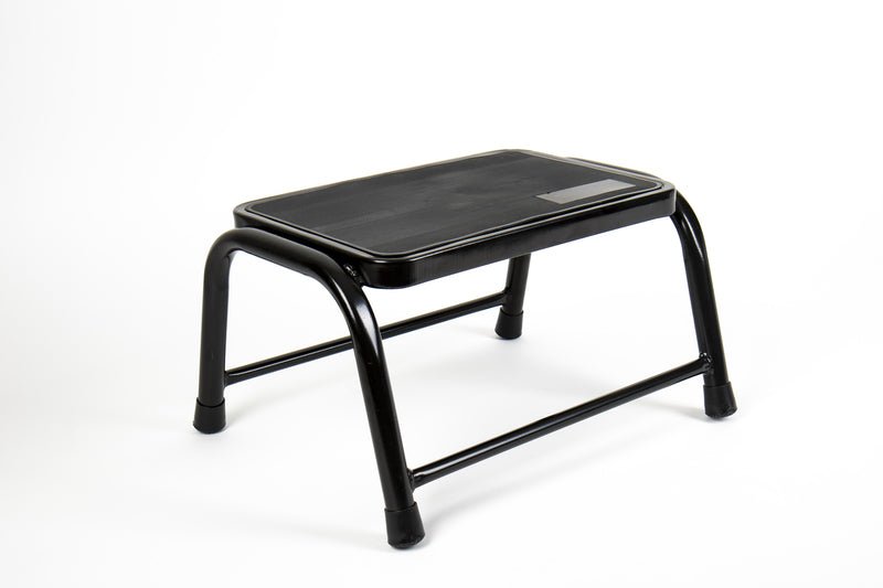 Otel cu o singura treapta, acoperit cu pulbere neagra. Înaltime 25 cm, incarcabil 150 kg - EVONomad