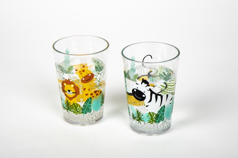 Pahare cu motiv SAFARI, set de 2 - EVONomad