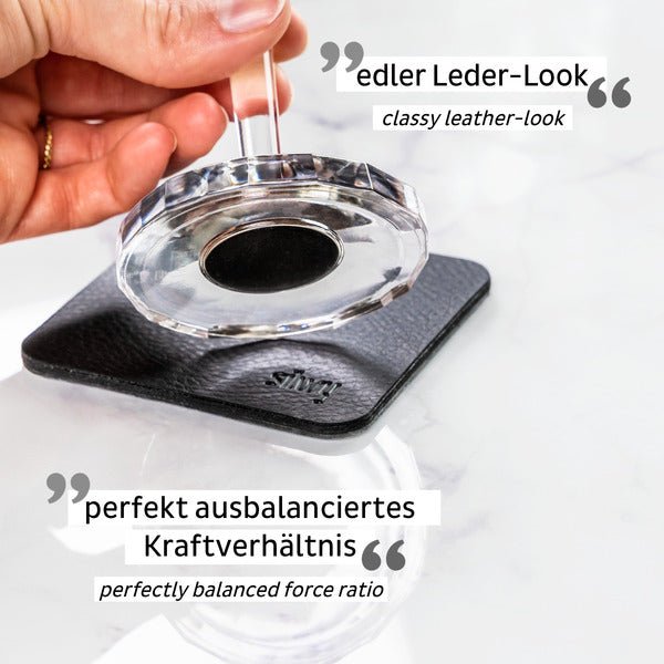 Pahare de vin magnetice din plastic 0,3 l cu placute - set de 2 - EVONomad