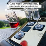 Pahare de vin magnetice din plastic 0,3 l cu placute - set de 2 - EVONomad
