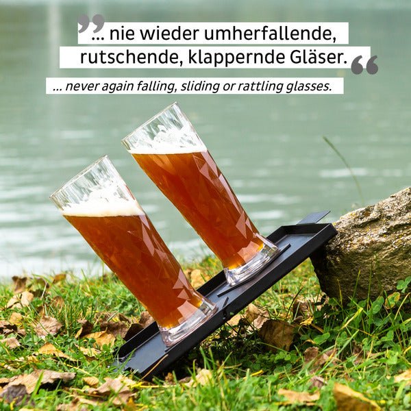 Pahare magnetice de bere din plastic 0,5 l - set de 2 - EVONomad
