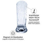 Pahare magnetice de bere din plastic 0,5 l - set de 2 - EVONomad