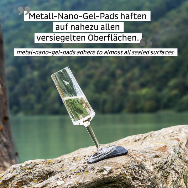 Pahare magnetice de sampanie din plastic 0,15 l - set de 2 - EVONomad