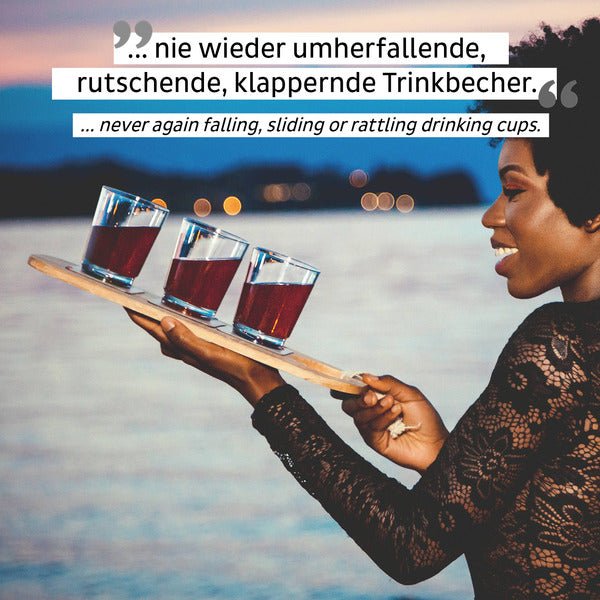 Pahare magnetice din plastic PEARL GRY - set de 2 - EVONomad