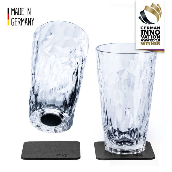 Pahare magnetice din plastic pentru bauturi lungi 0,3 l - set de 2 - EVONomad