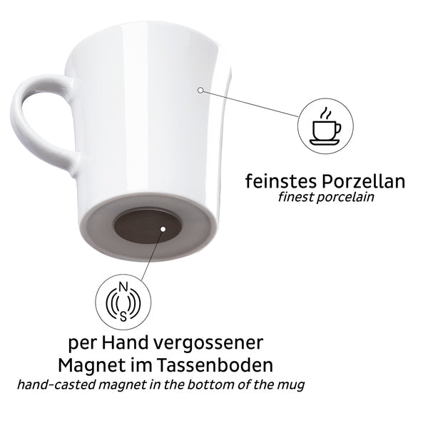 Pahare magnetice Silwy 270ml, set de 2 - EVONomad