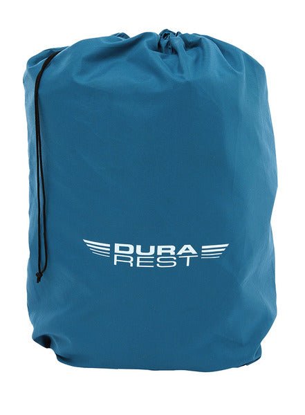 Pat cu aer Coleman DuraRest™ Double 198x137x22cm, albastru petrol - EVONomad