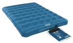 Pat cu aer Coleman DuraRest™ Double 198x137x22cm, albastru petrol - EVONomad