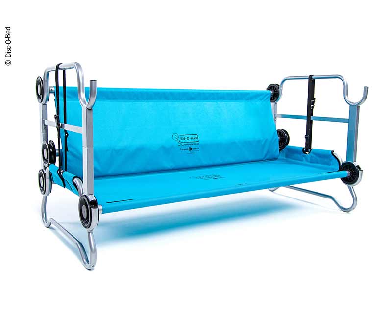 Pat supraetajat Kids - O - Bunk pentru copii culoare albastru, - EVONomad
