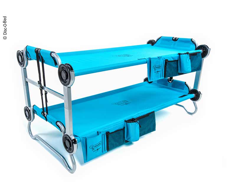 Pat supraetajat Kids - O - Bunk pentru copii culoare albastru, - EVONomad