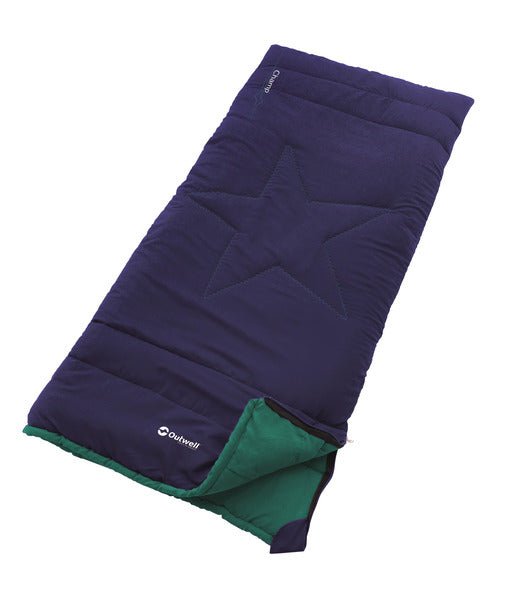 Patura sac de dormit CHAMP Kids, albastru ocean 150x70cm - EVONomad
