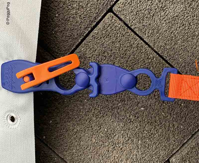 Peggy Peg U - Connector 4 piese, conexiune la Crocodile Peg - EVONomad