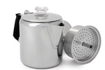 Percolator, 0,9 l, 6 cani, otel inoxidabil, - EVONomad