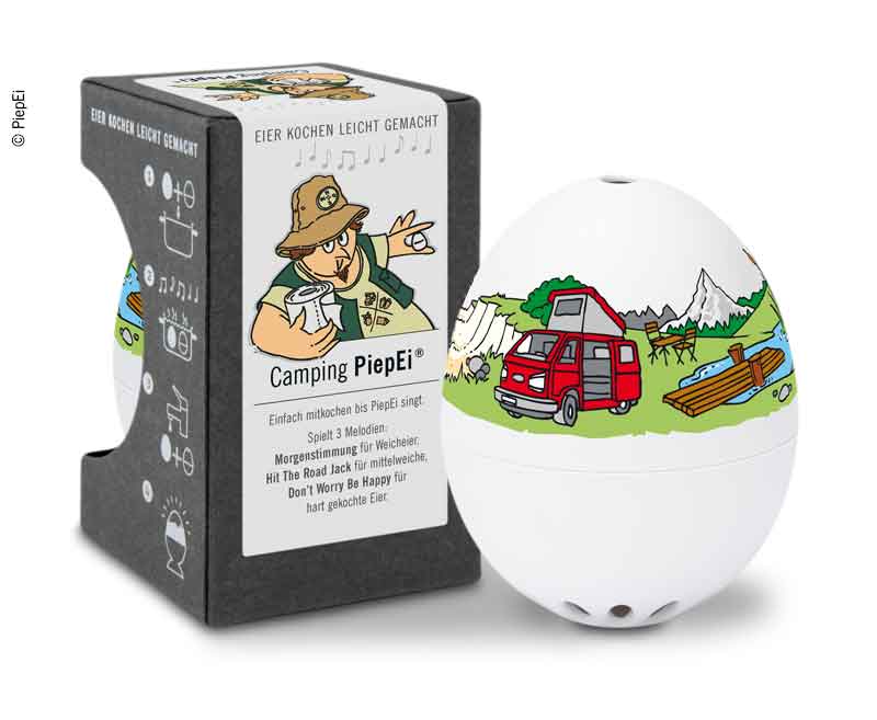 PiepEi Camping pentru oua perfect fierte, 3 melodii selectate - EVONomad