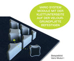 Placa de baza din velur Purvario 30 x 50 cm - EVONomad