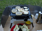 Placa de gratar cu caneluri Cook'n'Fold - EVONomad