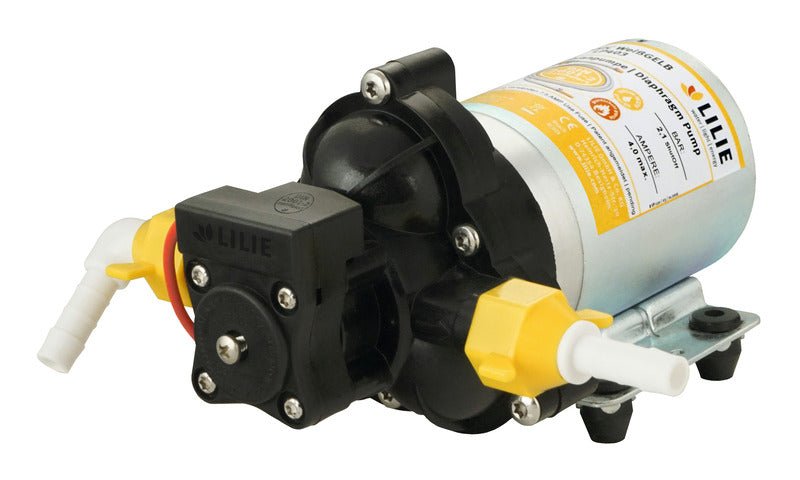 Pompa LILIE Soft Series Alb GALBEN cu control bypass - 2,1 bar - 11,3 l/min - EVONomad