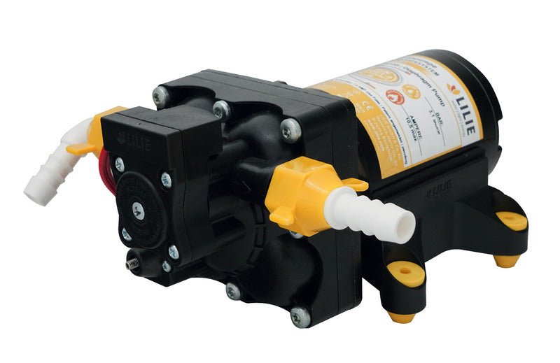 Pompa serie LILIE Soft alb galben cu control bypass - 3,1 bar 14,4 l/min - EVONomad