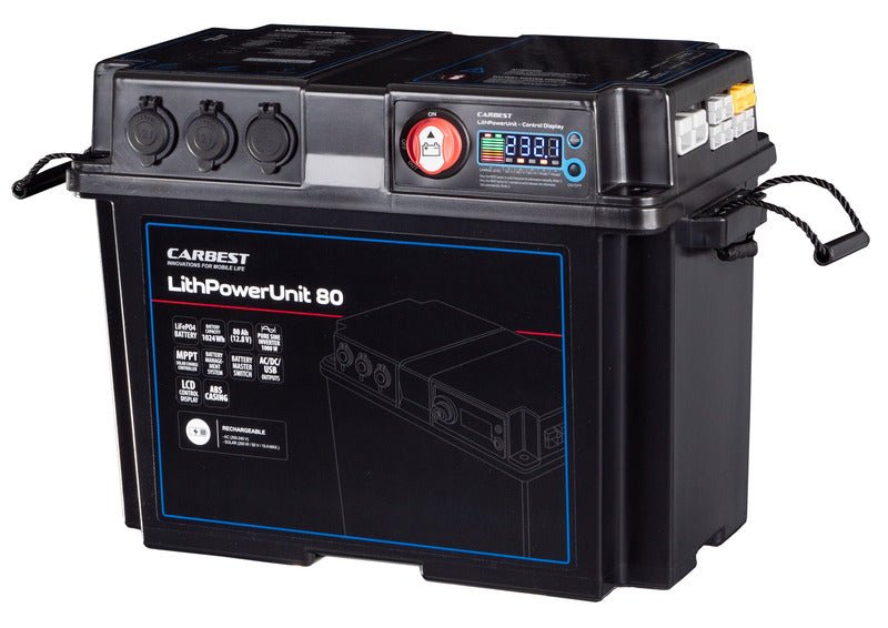 Power Station Carbest LiFePo4 LithPowerUnit 80, 80Ah - EVONomad
