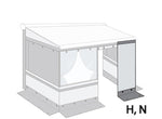 Privacy Room Light F80 - Panou frontal pentru Marchiza - 40cm - EVONomad
