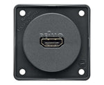 Priza HDMI incorporata antracit, libera - EVONomad