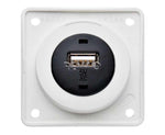 Priza USB incorporata, alb polar liber - EVONomad