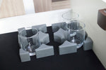 Purvario suport pentru pahare/pahare jos - set de 6 - EVONomad