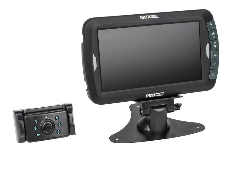 Radio cu camera de vedere spate 12V - Sistem de camera digitala color - Monitor color de 7 inchi - EVONomad