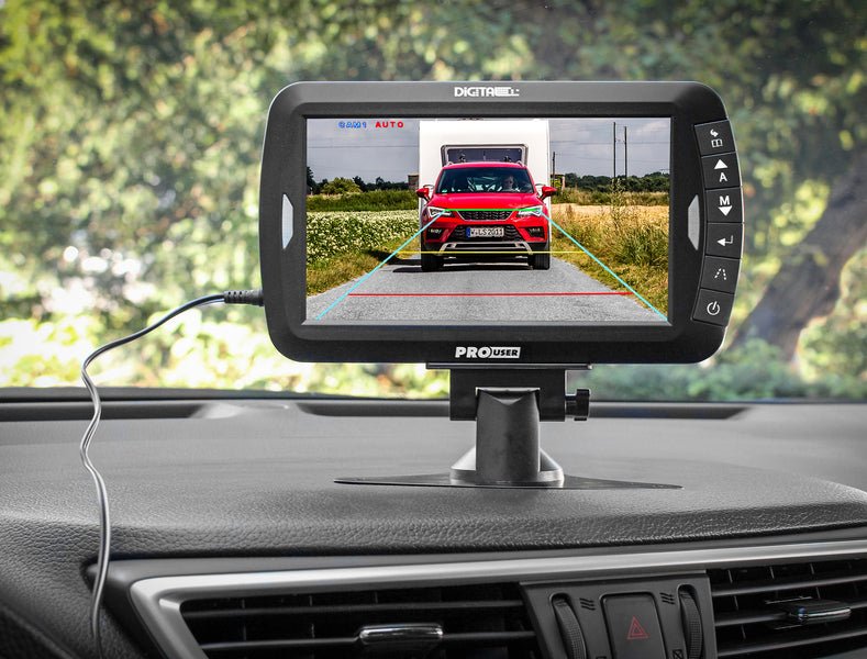 Radio cu camera de vedere spate 12V - Sistem de camera digitala color - Monitor color de 7 inchi - EVONomad