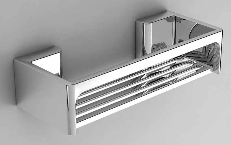 Raft de dus 320x100x84mm, plastic ABS cromat - EVONomad