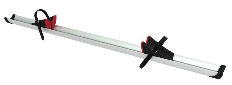 Rail Sina Premium pentru biciclete 128 cm, argintie - EVONomad