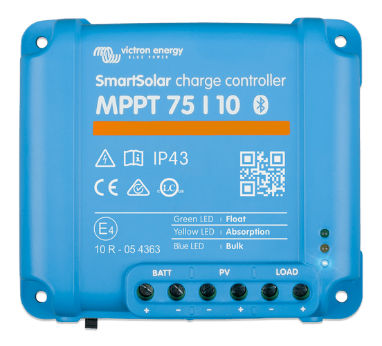 Regulator de incarcare solar MPPT - 12/ 24V - 75V/ 10A Victron - EVONomad