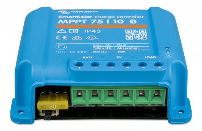 Regulator de incarcare solar MPPT - 12/ 24V - 75V/ 10A Victron - EVONomad