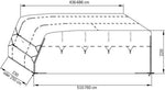 Reimo husa rulota 3 straturi SFS in diverse dimensiuni - EVONomad