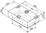 Rezervor de apa EV - 2201 - 124l - EVONomad