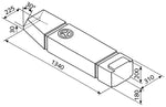 Rezervor de apa proaspata si uzata in pardoseala VW T2/T3 - 60 l - EVONomad