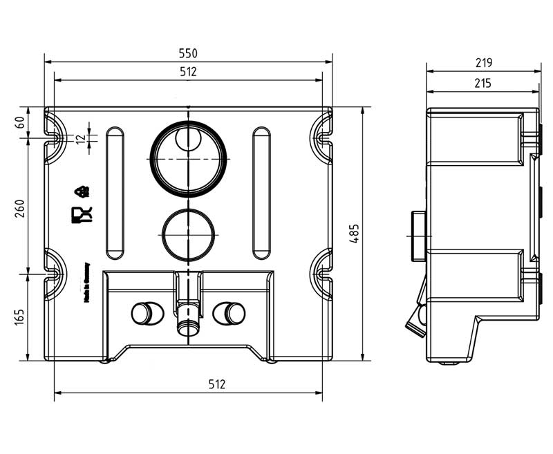 Rezervor de apa universal - 45 l - EVONomad